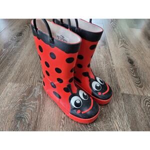 Lady Bug Western Chief‎ Rubber Boots size kids 11 #4